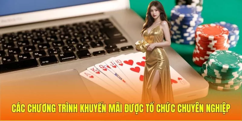 Các chương trình khuyến mãi được tổ chức chuyên nghiệp