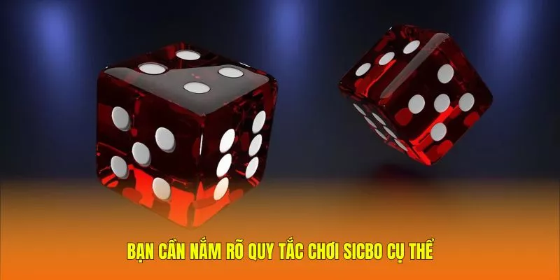 Bạn cần nắm rõ quy tắc chơi Sicbo cụ thể